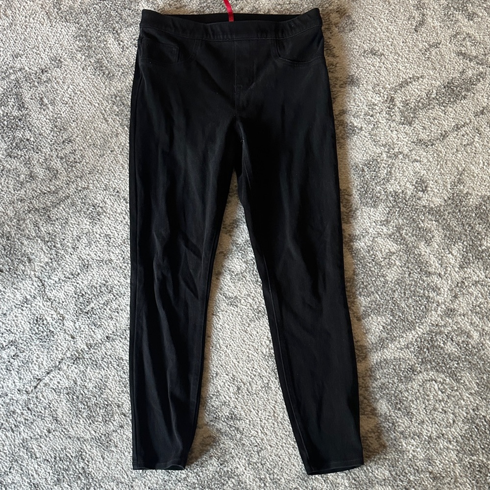 SPANX Black Jeanish Leggings - Size M